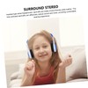 Gatuida 1pc Foldable Boy Girl Headphone Ear Stereo Music Headset