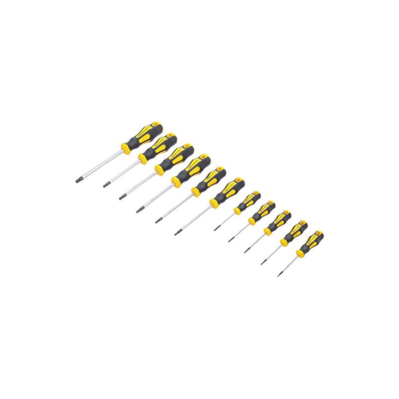 11-piece Screwdriver Set, T-STAR, not tamperproof