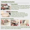 Dumpling Bamboo Steamer 10 Inch 2 Tier Wooden Basket With