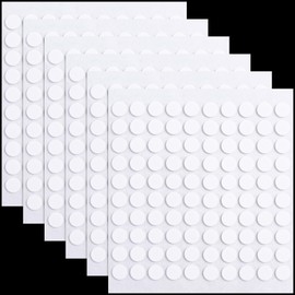 Joez Wonderful 6 Sheets Foam Adhesive Dots, 600 Pcs Total Sticky Double Sided Adhesive Foam, 3D Mini Stickers for Art Crafts, Glue Dots for Scrapbooking (0.47in/12mm)