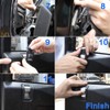 CHEYA Aluminum Alloy Car Interior Door Handle Decoration Cover For