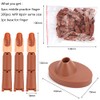 LIONVISON Dedos de práctica de uñas para uñas acrílicas, juego