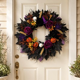 Halloween Wreath for Front Door