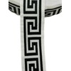 Drapery trim 3.5" wide, geometrical pattern. Contemprorary (#41 Greek Black