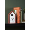 Karlsson Modern Cuckoo Alarm Clock in Red Ochre