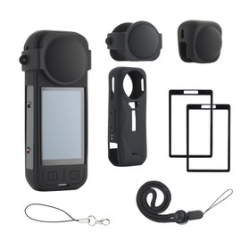 UTEBIT PROTECTOR SET FOR INSTA 360 X5 X5 PROTECTIVE ACCESSORIES BLACK