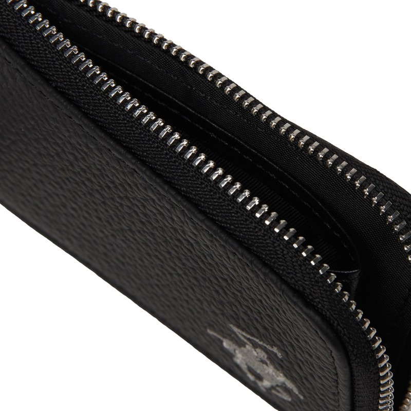 Beverly Hills Polo Club BHG-L1002 Pass Case with Reel, Black