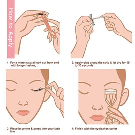 Dorisue False Eyelashes (10 pairs Set) Reusable Makeup Natural Lower Bottom False Eyelashes