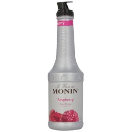 Monin Fruit Puree, Raspberry, 33.8 Ounce Bottles
