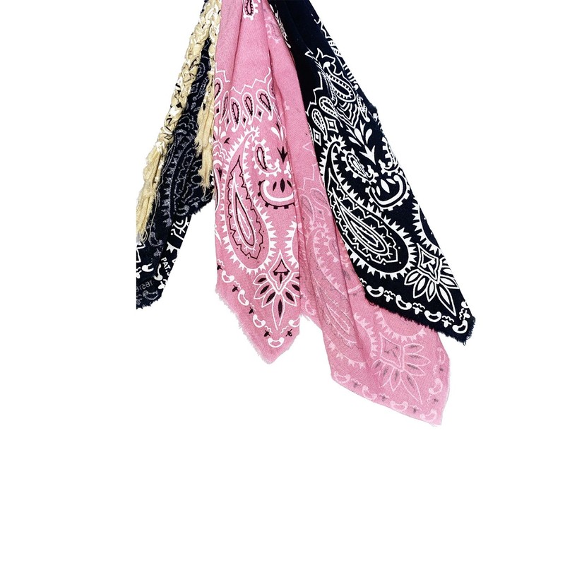 Rundies Color Bandana Keyring (Pink)