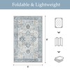 GENIMO Outdoor & Indoor Area Rug 5'x8', Waterproof, Non-Shedding, Easy