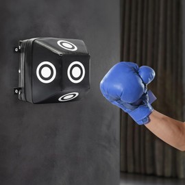 YIYIBYUS Wall Mount Uppercut Boxing Training Punching Target,Wall Mount Hook and Uppercut Punching Bag,4 Expansion Bolts