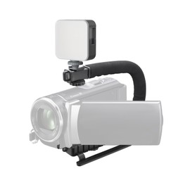 LED High Power Video Light (Super Bright) Compatible with Sony Handycam - Includes L Shaped Mounting Bracket (Alternative to Sony HVL-10NH)