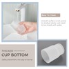 Glass Tumbler Cap 2 Pack, Aomasi Frosted Bathroom Rinsing and