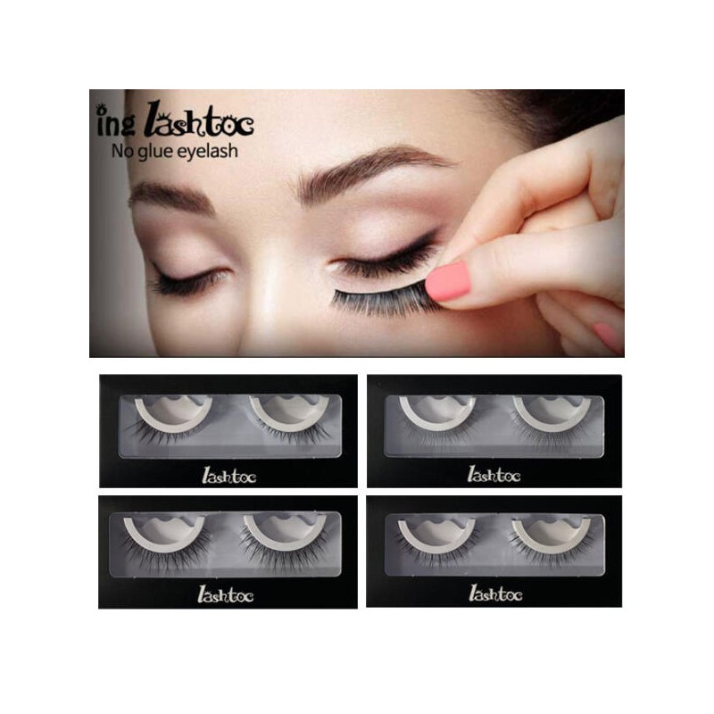Lash Talk 래쉬톡 접착제 없이 붙이는 노글루 원터치 속눈썹 1세트