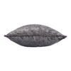 Homescapes Luxury Dark Grey Crushed Velvet Cushion Cover 18 x