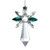Crystals lucky crystal angel, Crystal, emerald, 19,4 x 3,5 x
