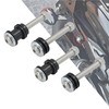 HDBUBALUS Motorcycle Sissy Bar Backrest Detachable Backrest Docking Hardware Mounting