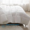 Dafinner 100% Cotton Cover Lightweight Down Alternative Comforter King Size,