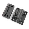 E-outstanding Bisagra de torsión de 4 piezas de nailon negro