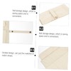 BESPORTBLE 5-slot Watch Roll Canvas Bag for Travel Small Jewelry