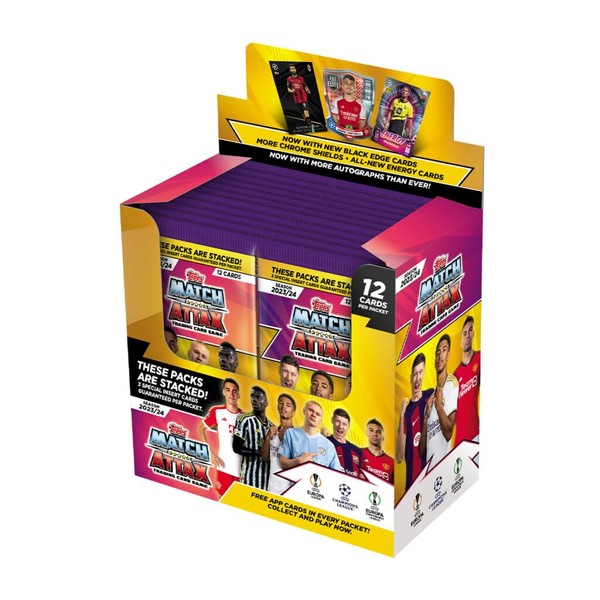 Topps Match Attax 23/24 - Complete Box (24 Packs/288 Cards)