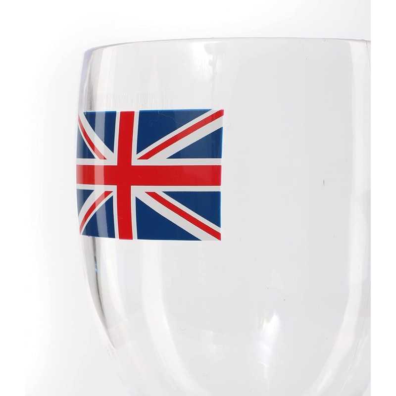Union Jack Wine Cups - Pack of 6 - Heavy
