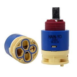 Hain-Yo JL02BJ HL-40 Ceramic Pressure Balance Shower Cartridge, OEM Hain-Yo 40mm Shower Faucet Cartridge Replacement for Tub and Shower Valves