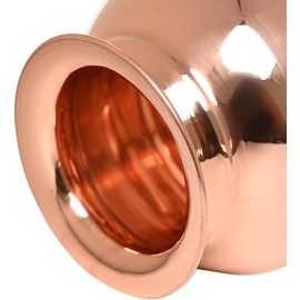 Pure Copper Lota Kalash for Pooja, Rituals (750 ml)