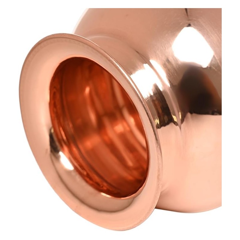 Pure Copper Lota Kalash for Pooja, Rituals (750 ml)