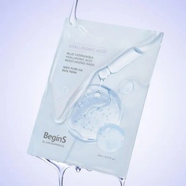Jeongsaemmul JUNGSAEMMOOL Begins Blue Hydrangea Hyaluronic Acid Mask Sheet / 정샘물 비긴스 블루 수국 히알루론산 마스크시트 X5매