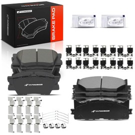 A-Premium - Juego de pastillas de freno de disco de cerámica delantera y trasera compatible con modelos seleccionados Lexus y Toyota - ES300h 2013-2018, ES350 2007-2018, Avalon 2008-2018, Camry