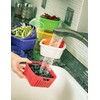 Fruit Saver 3 in 1 Berry Box-Red and Stainless steel