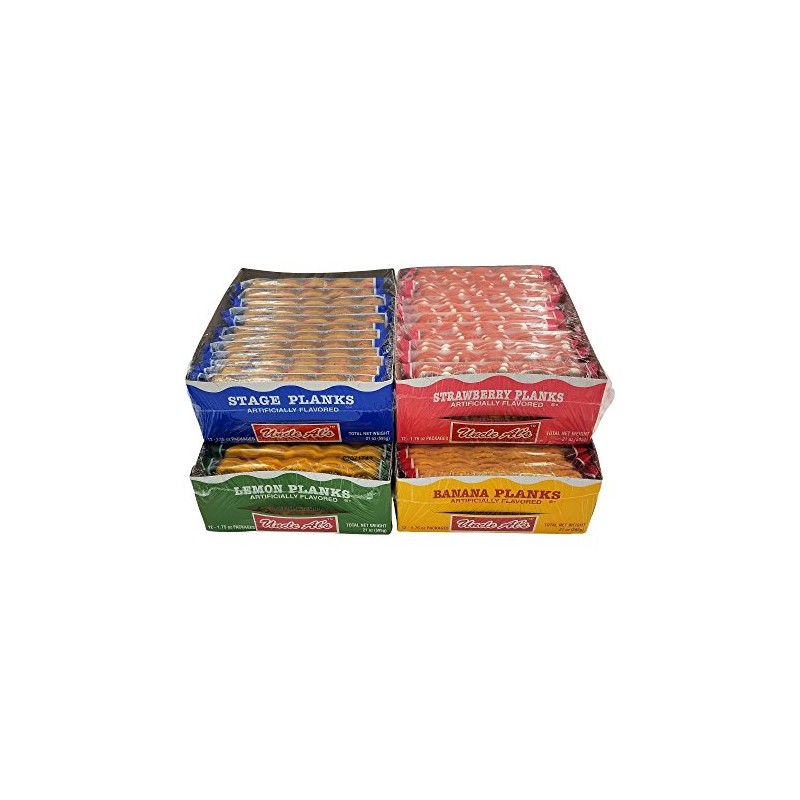 Uncle Als Stage Planks Bulk Variety Pack (Original, Banana, Lemon,