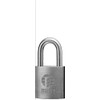 BEST Access Systems 41B722L Padlock, Stainless Steel Shackle, Brass Body, 1-1/2" Shackle Height, 1 15/16" Width, 2 1/16" Length, 7/8" Thickness, less cylinder