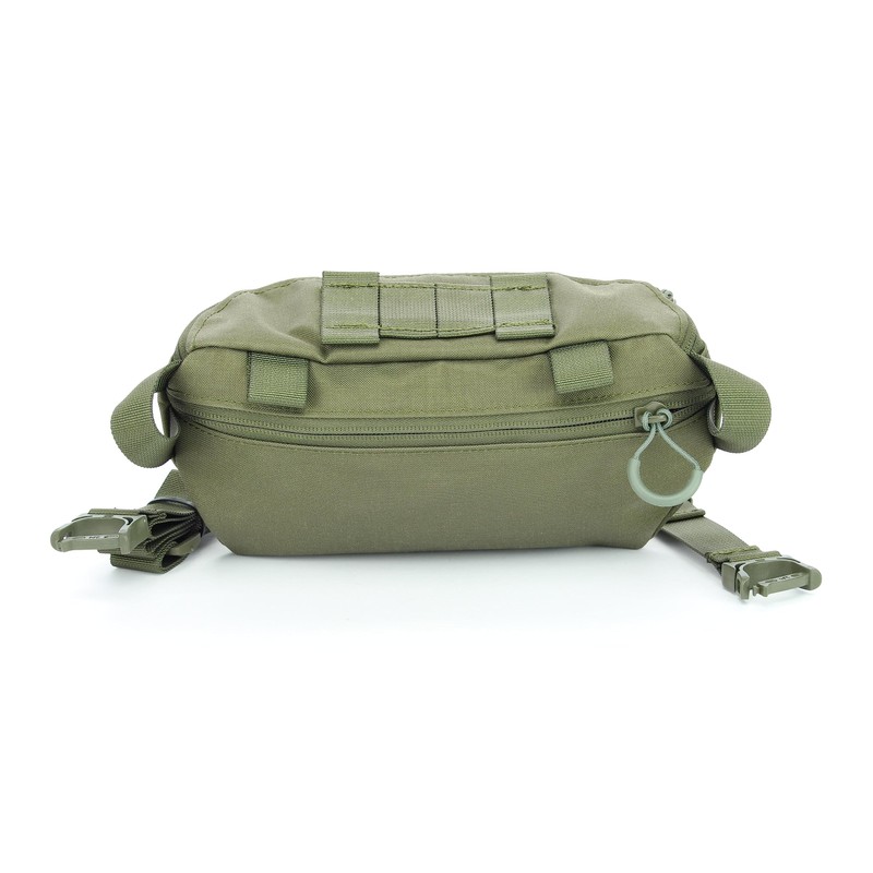 Modular Waist Bag 1.8 L with MOLLE, Removable Strap, Fleece,
