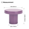 Ravinte 3 Pack Cabinet Knobs Purple Kitchen Cabinet Knobs Round