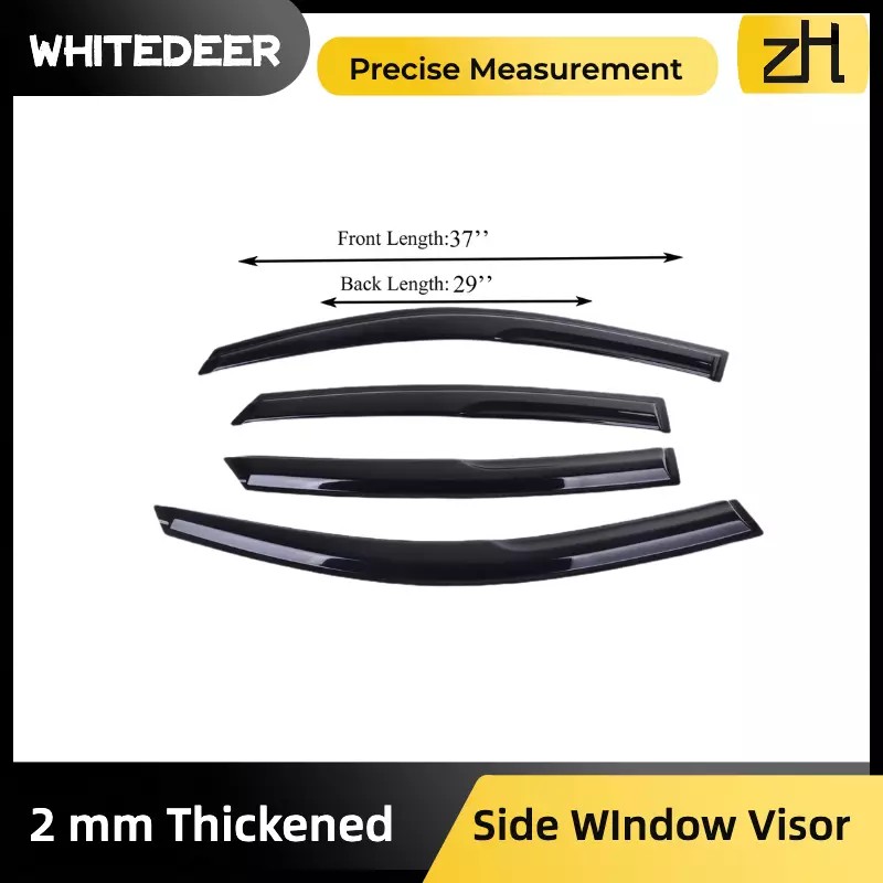 Sunwei Fits Honda Civic 2016-21 Side Window Visor Sun Rain