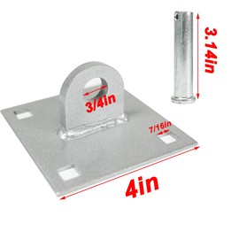 Joewuzun 2pcs Floating Dock Hinge Heavy Duty Dock Hardware Brackets Female Corner Hinge Dock Parts Connector T Style Backer Plate