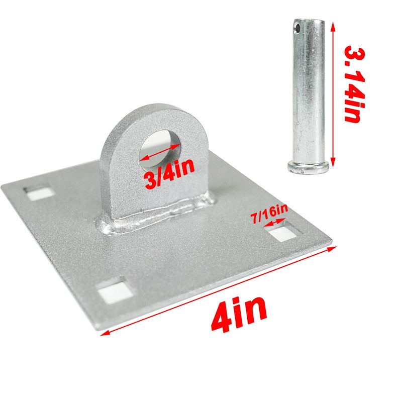 Joewuzun 2pcs Floating Dock Hinge Heavy Duty Dock Hardware Brackets