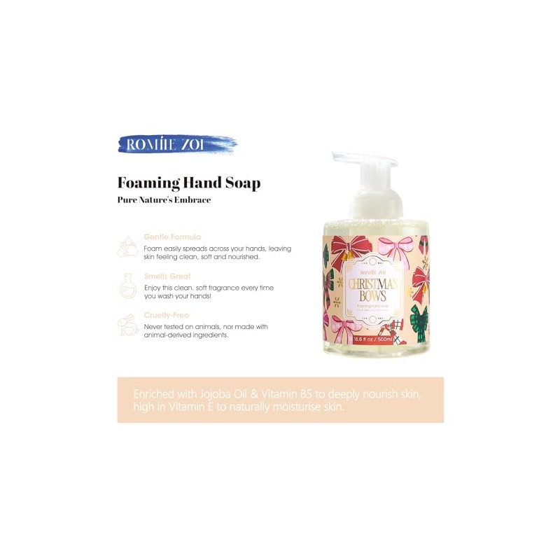 ROMIIE ZOI Christmas Foaming Hand Soap with Gift Box -