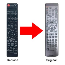 AULCMEET XXD3167 Replacement Remote Control Compatible with Pioneer 5.1ch A/V Receiver Stereo Speaker VSX-818V-S VSX-918V-S VSX-918V VSX918V VSX818VS VSX918VS