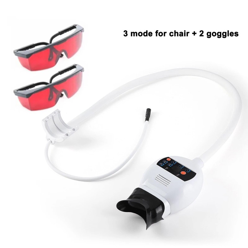 AZDENT 8LED Dental Cold Light Lamp 3Color Teeth Whitening Machine