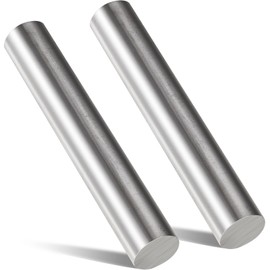 Gisafai 2 Pcs Carbon Steel Round Rod Round Bar 1" Diameter 6" Length Hot Rolled Unpolished Stock for Drilling Forging Machining Fabrication