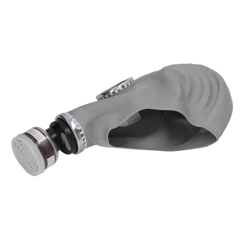 Gas Face Cover Activated Carbon Filtering Universal Rubber Comfortable Reusable