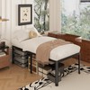 Yicensen 22 Inch High Twin XL Bed Frames with Rounded