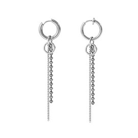 Liberty-M BTS Jin Model Earrings/Earrings, Single Ear, Popular Accessory, Ball Chain Access