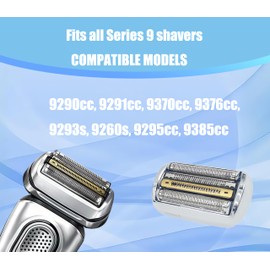 94M Electric Replacement Shaver Head,Accessories Series 9 Electric Shaver Blade,Be Compatible with Braun Series 9 pro 9290cc, 9291cc, 9370cc, 9376cc, 9293s, 9260s, 9295cc, 9385cc