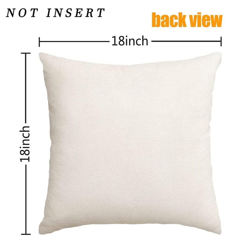 RABUSOFA Home Sweet Home Quotes Throw Pillow Covers,18x18 Inch Farmhouse
