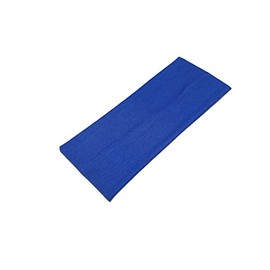 WESTEND CHOICE 9cm Wide Headbands Soft Head Band Plain Stretchy Unisex Kylie headband Bandeau Headbands for Women & Men Gym Yoga Hair Band (Royal blue)